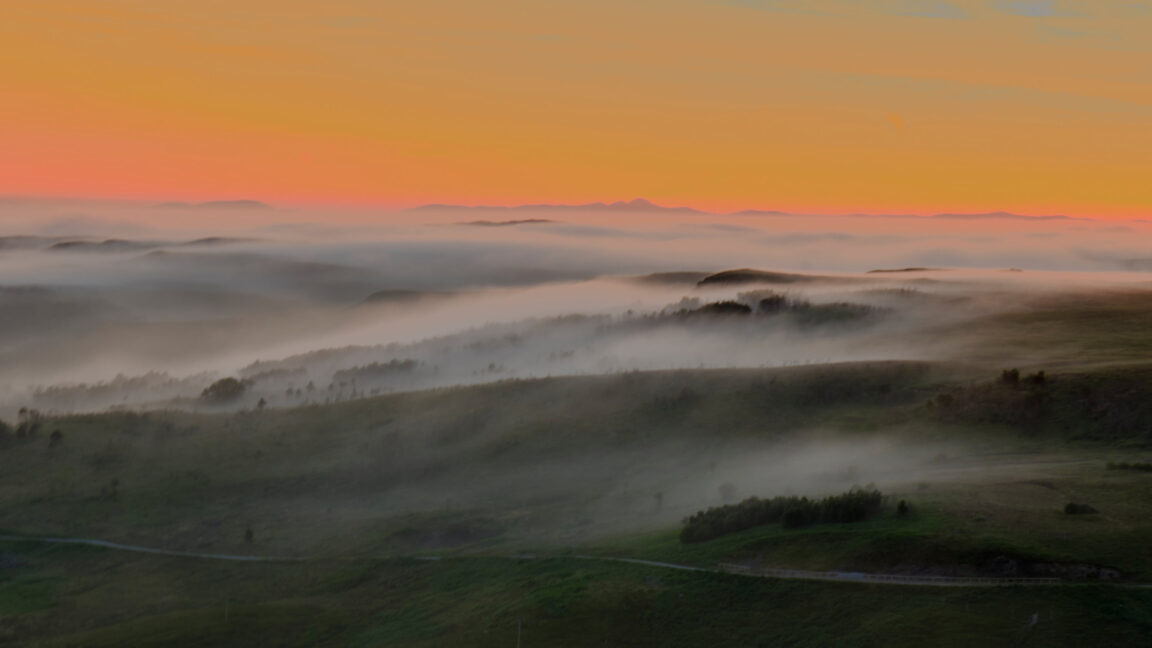 Layers at sunset