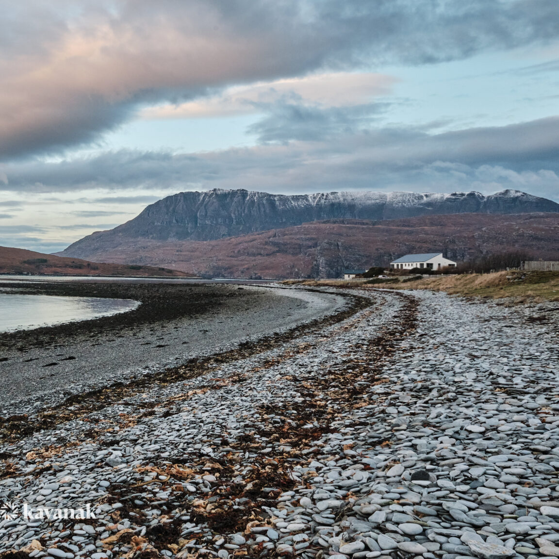 Ardmair Beach in winter