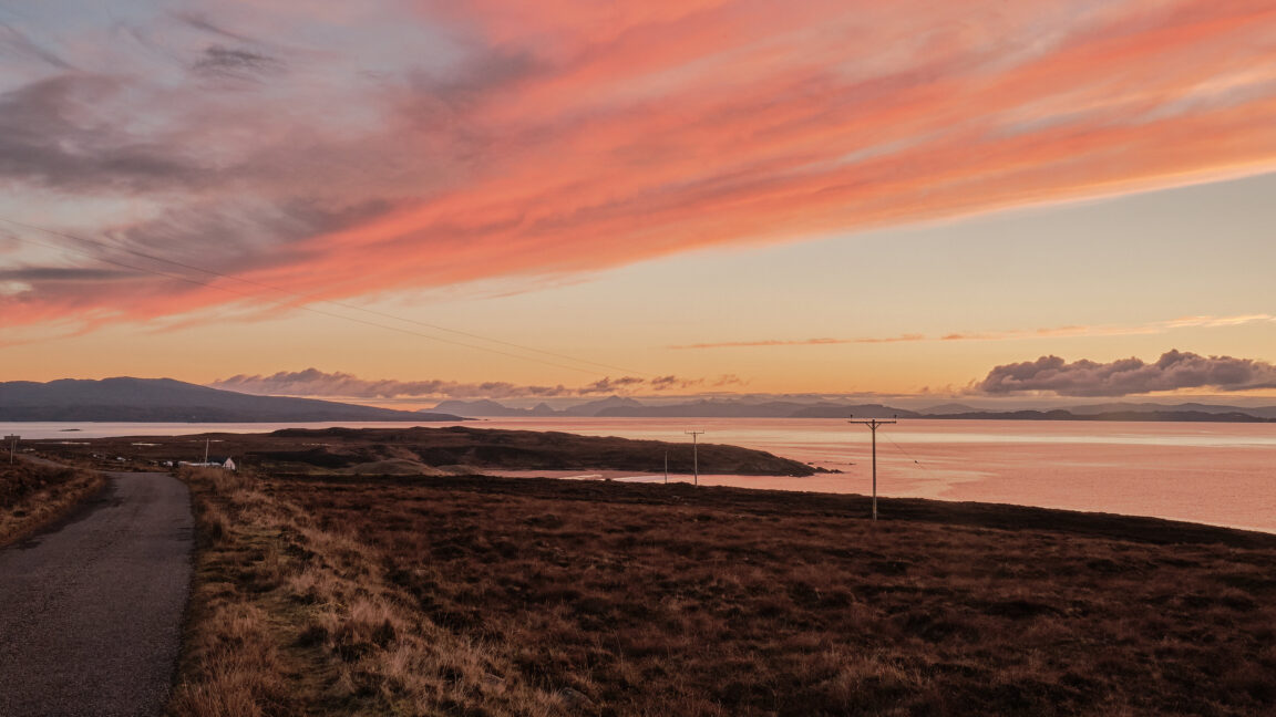 Redpoint beach at Sunset