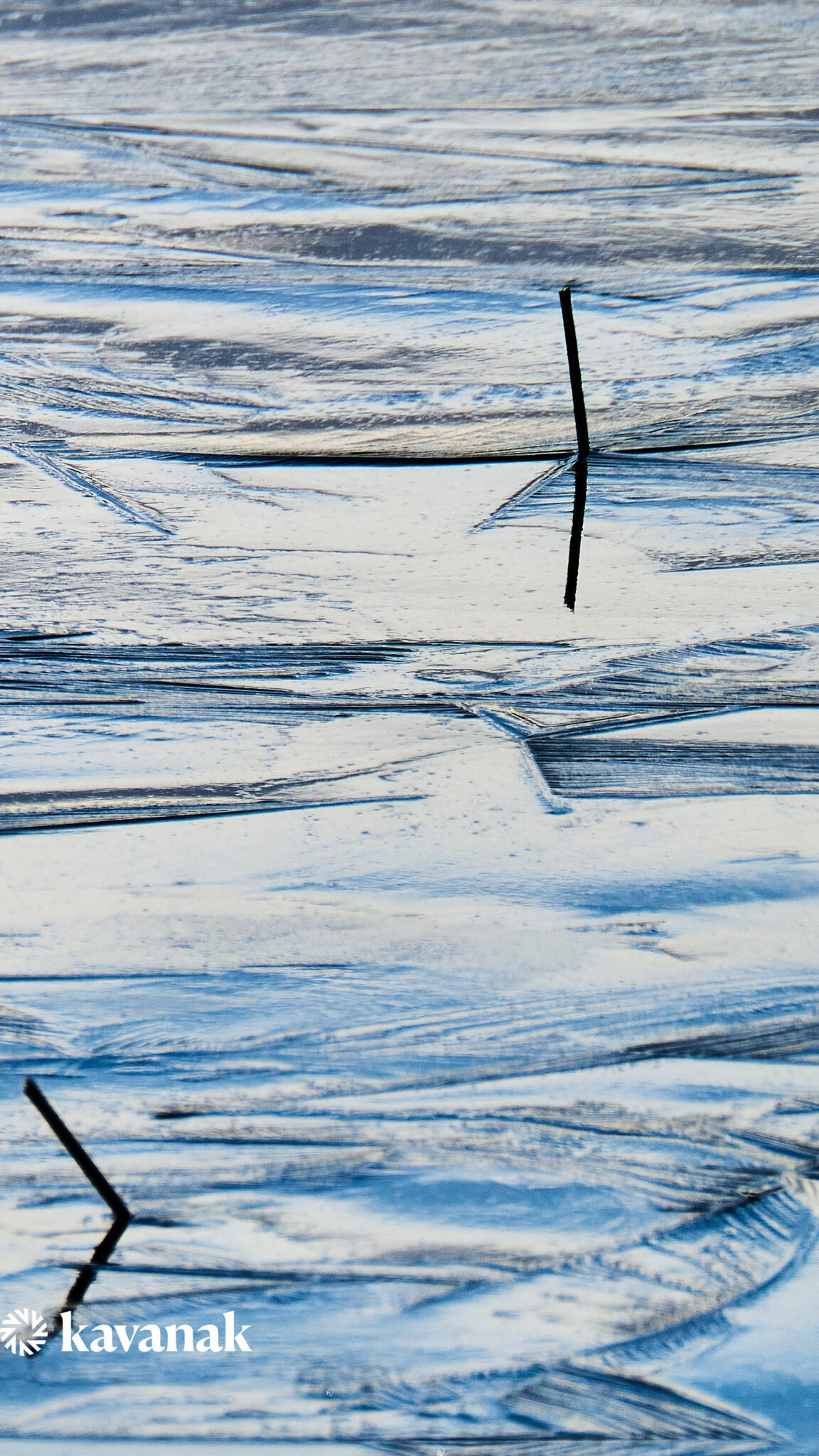 Abstract Ice Art