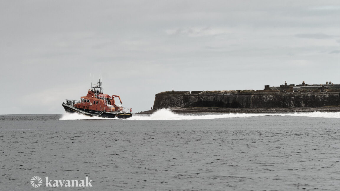 Lifeboat at Chanonry Point , Scotland