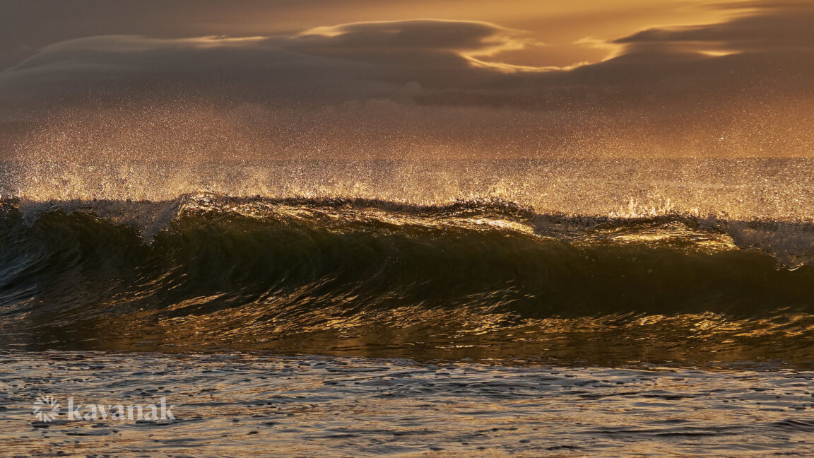 Opinan Beach at Sunset,