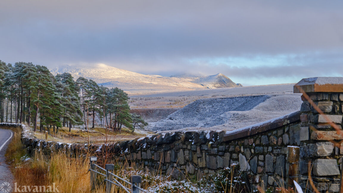 Achnasheen, Scotland, A view to the mountains